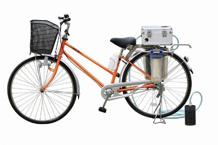 water purifying bicycle